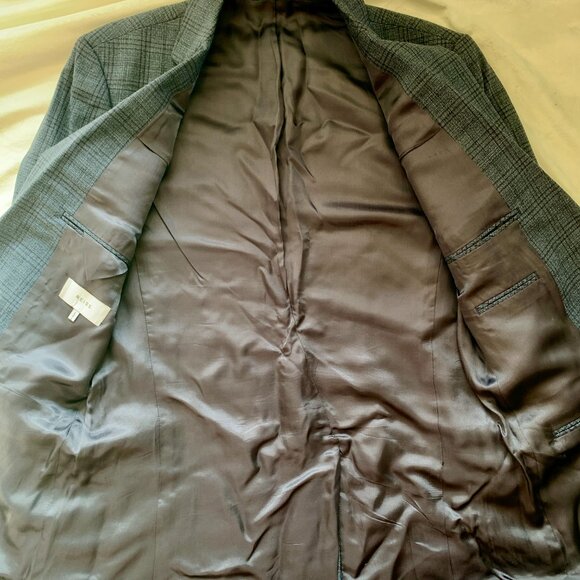 REISS 3-PIECE CHECK SUIT - Picture 9 of 10